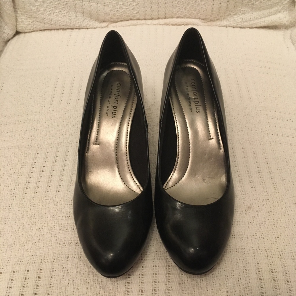Black Comfort Plus Heels